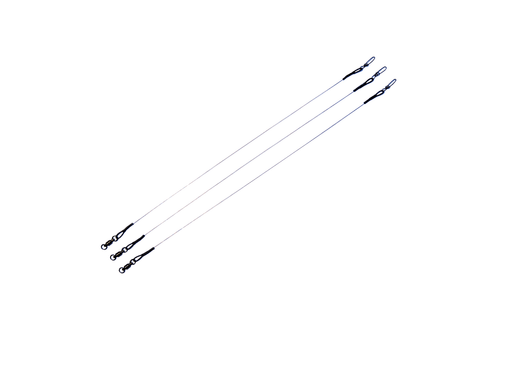 AQUATEKO KNOT 2 KINKY TITANIUM LEADER 75 LB - 30.5 CM - Eprofishing Egypt