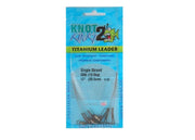 AQUATEKO KNOT 2 KINKY TITANIUM LEADER 75 LB - 30.5 CM - Eprofishing Egypt