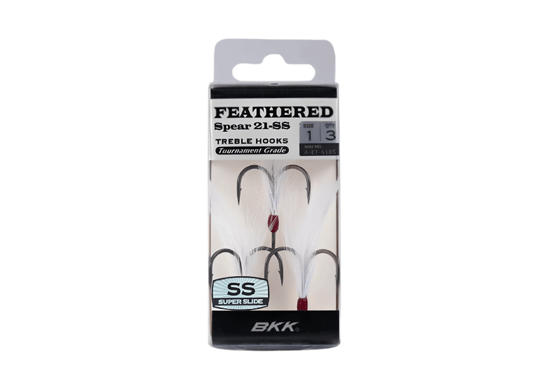 BKK Feathered Spear 21 S Treble 4 - 3 pcs Hook - Eprofishing Egypt