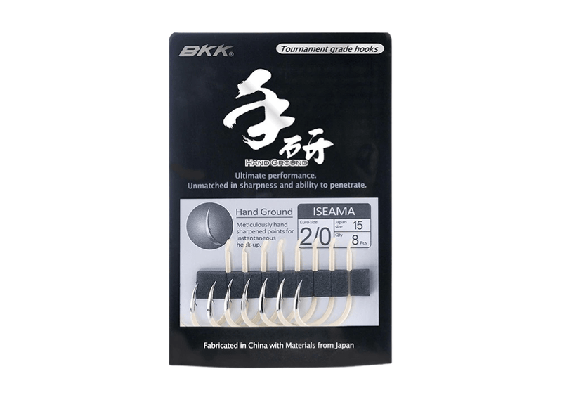 BKK Iseama Hand Ground 2/0 - 8 pcs Hook - Eprofishing Egypt