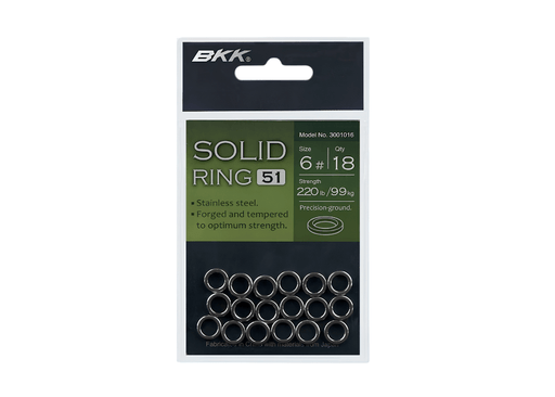 BKK Solid Ring 51 3 - 18 pcs Terminal Tackle - Eprofishing Egypt