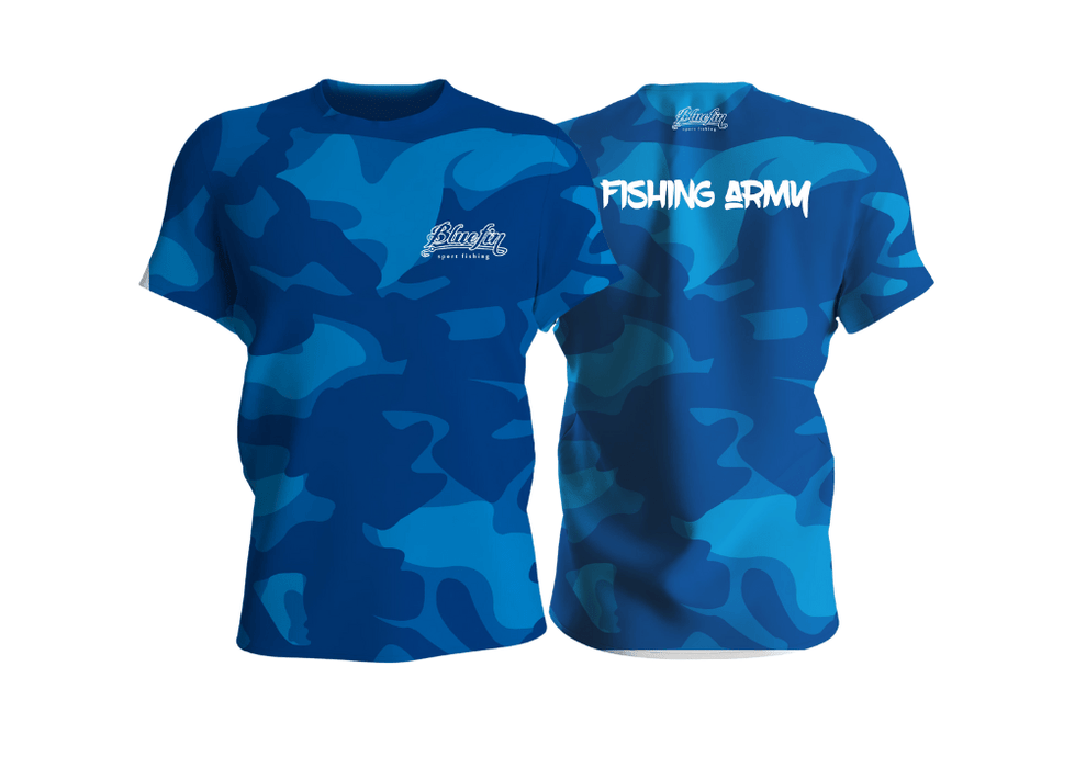 BLUEFIN FISHING ARMY T - SHIRT S Apparel - Eprofishing Egypt