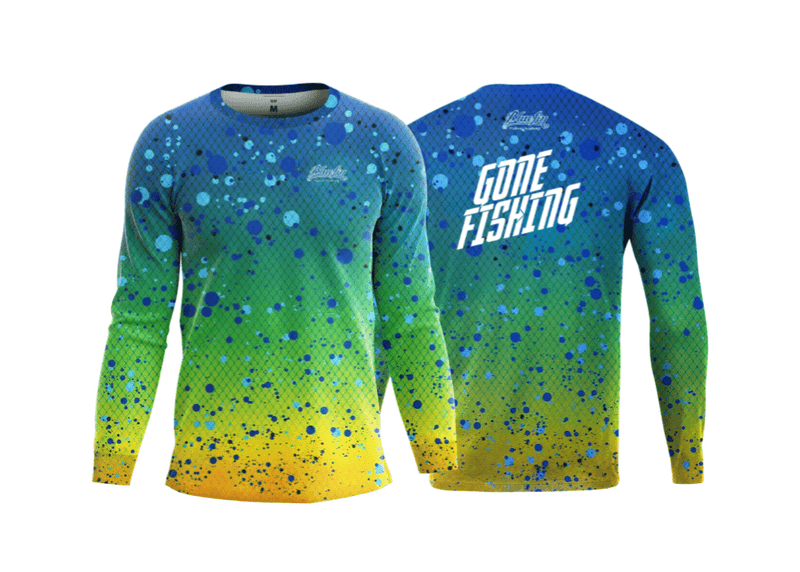 BLUEFIN GONE FISHING UV LONG SLEEVE SHIRT S Apparel - Eprofishing Egypt