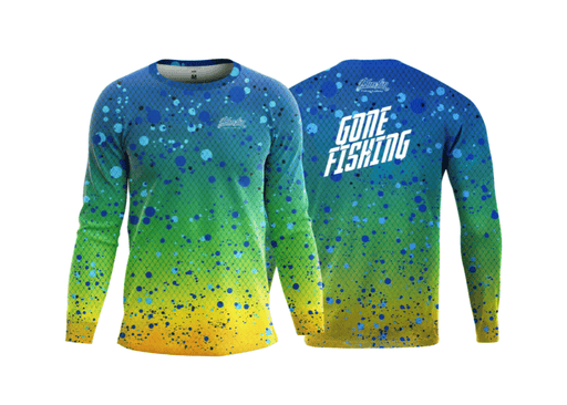 BLUEFIN GONE FISHING UV LONG SLEEVE SHIRT S Apparel - Eprofishing Egypt
