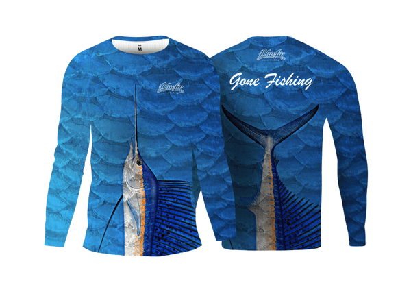 BLUEFIN GONE FISHING VOL.3 UV LONG SLEEVE SHIRT S Apparel - Eprofishing Egypt