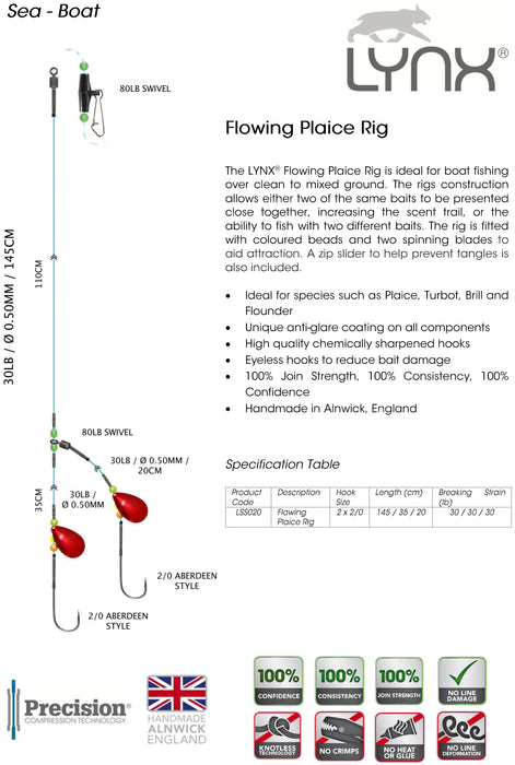 LYNX FLOWING PLAICE RIG