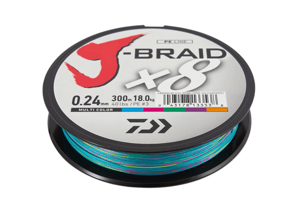 DAIWA J - BRAID X8 300M 0.16 mm Braid - Eprofishing Egypt
