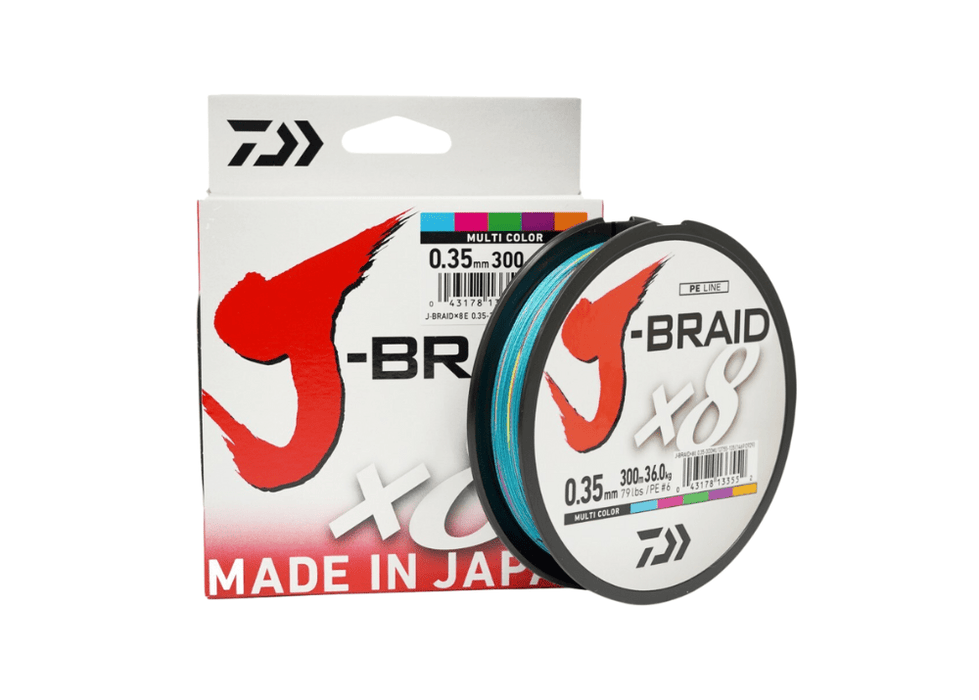 DAIWA J - BRAID X8 300M 0.16 mm Braid - Eprofishing Egypt