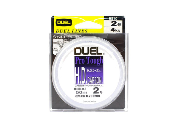 Duel H.D.Carbon Fluorocarbon 100% 50M H810 / 8 lb / 50 m Line - Eprofishing Egypt