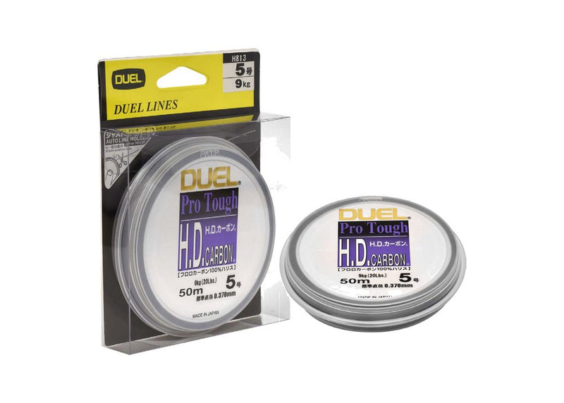 Duel H.D.Carbon Fluorocarbon 100% 50M H810 / 8 lb / 50 m Line - Eprofishing Egypt
