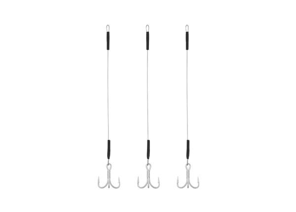 LURE US IN 60LB/140MM SIZE 2 TREBLE HOOK ASSEMBLIES Terminal Tackle - Eprofishing Egypt