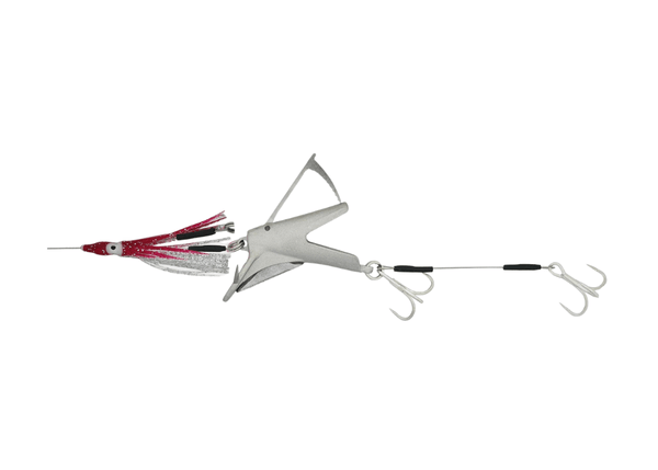 LURE US IN REAPER RIG (MEDIUM) - FULL ASSEMBLY Red/Silver Terminal Tackle - Eprofishing Egypt