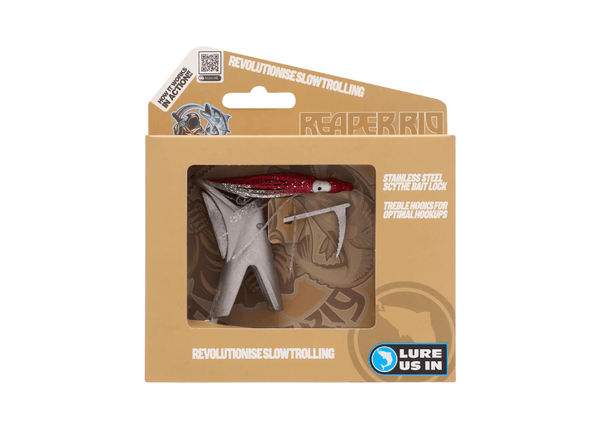 LURE US IN REAPER RIG (MEDIUM) - FULL ASSEMBLY Red/Silver Terminal Tackle - Eprofishing Egypt