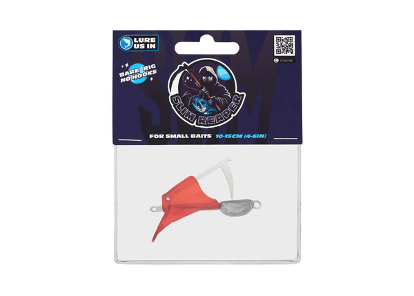 LURE US IN REAPER RIG (SMALL) - BARE - SLIM REAPER Transparent Red Terminal Tackle - Eprofishing Egypt