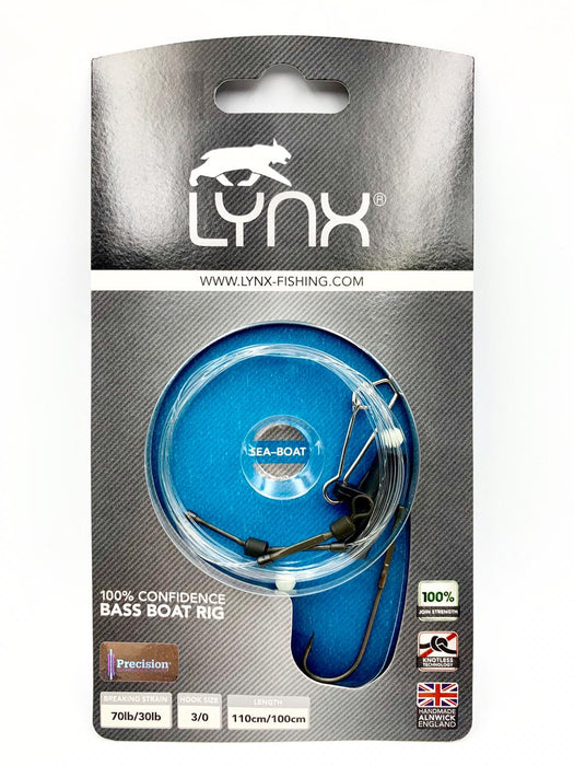 LYNX BASS BOAT RIG 3/0 - 70lb/30lb - 110cm/100cm Rigs - Eprofishing Egypt