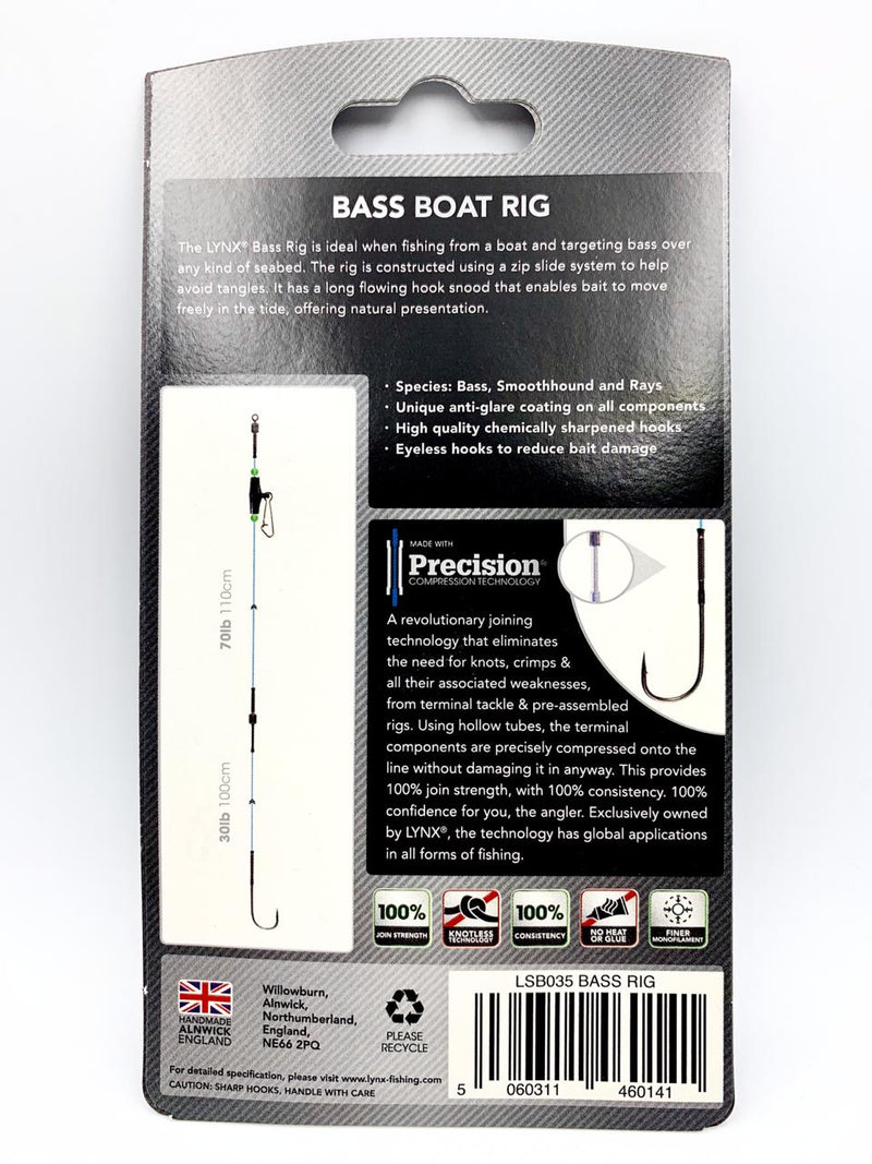 LYNX BASS BOAT RIG 3/0 - 70lb/30lb - 110cm/100cm Rigs - Eprofishing Egypt