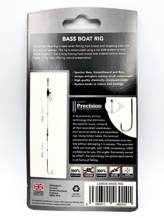 LYNX BASS BOAT RIG 3/0 - 70lb/30lb - 110cm/100cm Rigs - Eprofishing Egypt