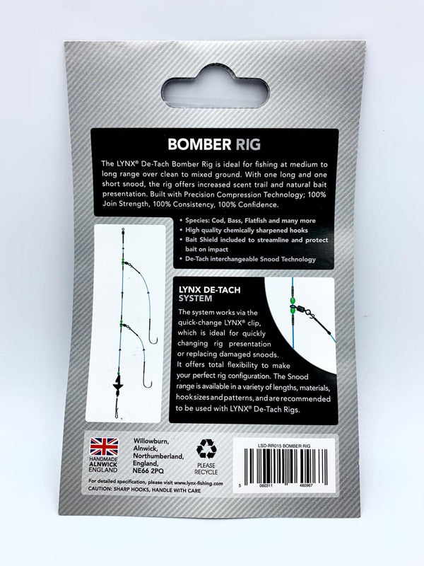 LYNX DE - TACH BOMBER RIG 1/0 - 70lb/30lb - 100cm/75cm/35cm Rigs - Eprofishing Egypt