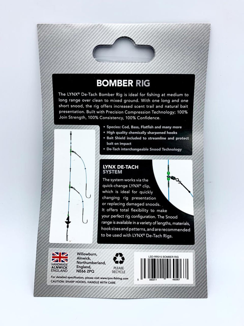 LYNX DE - TACH BOMBER RIG 1/0 - 70lb/30lb - 100cm/75cm/35cm Rigs - Eprofishing Egypt