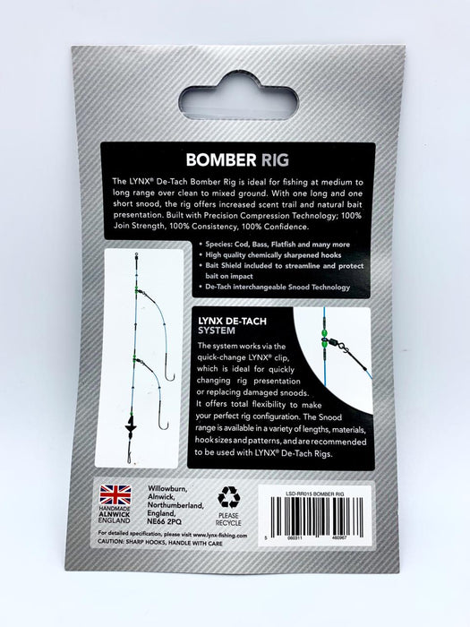 LYNX DE - TACH BOMBER RIG 1/0 - 70lb/30lb - 100cm/75cm/35cm Rigs - Eprofishing Egypt