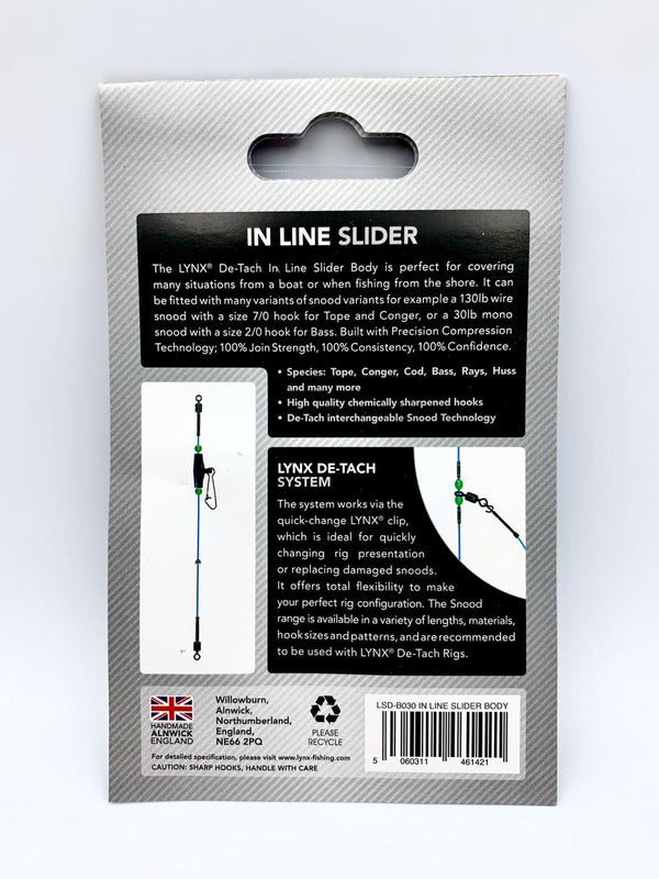 LYNX DE - TACH INLINE SLIDER RIG BODY 70lb - 100 cm Rigs - Eprofishing Egypt