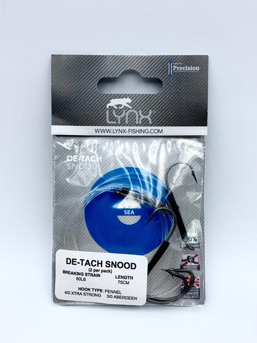 LYNX DE - TACH PENNEL SNOOD 3/0 & 4/0 - 60lb - 75cm Rigs - Eprofishing Egypt