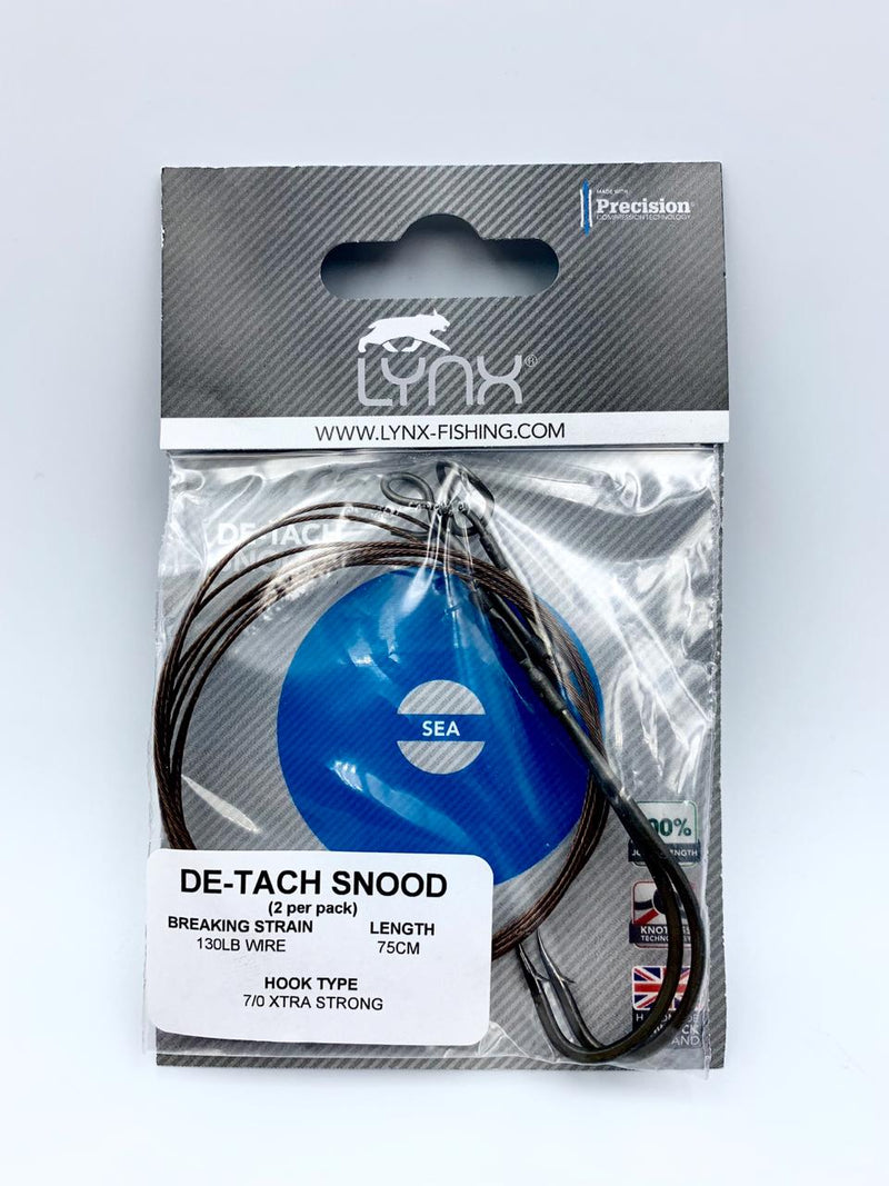 LYNX DE - TACH WIRE SNOOD 6/0 - 100lb - 75cm - 2 pcs Rigs - Eprofishing Egypt