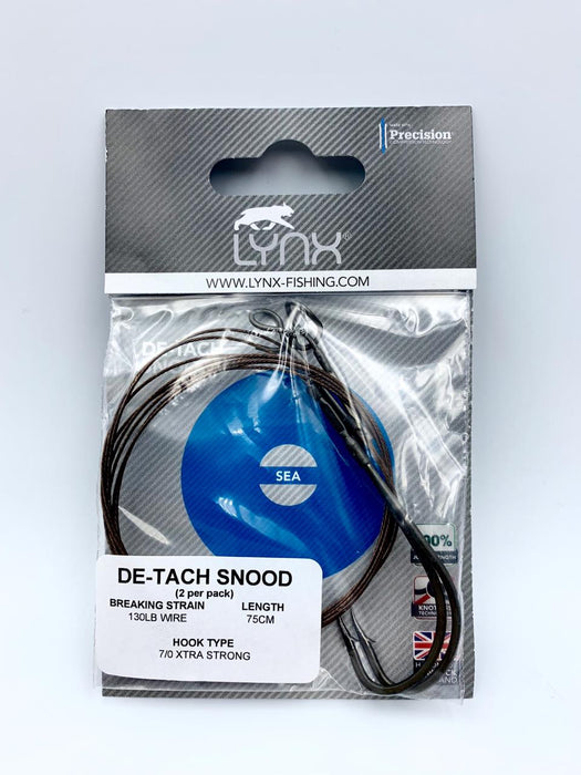 LYNX DE - TACH WIRE SNOOD 6/0 - 100lb - 75cm - 2 pcs Rigs - Eprofishing Egypt