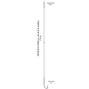 LYNX DE - TACH WIRE SNOOD 6/0 - 100lb - 75cm - 2 pcs Rigs - Eprofishing Egypt