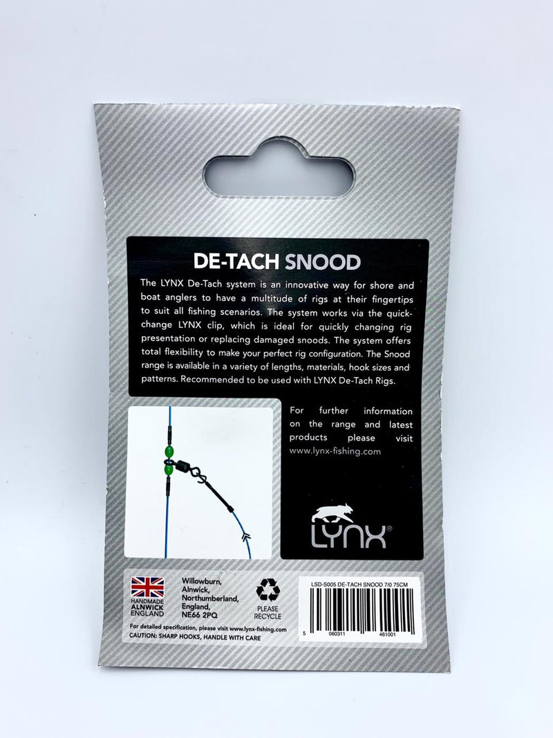 LYNX DE - TACH WIRE SNOOD 6/0 - 100lb - 75cm - 2 pcs Rigs - Eprofishing Egypt