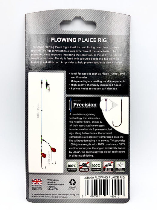 LYNX FLOWING PLAICE RIG 2/0 - 30lb - 145cm/20cm Rigs - Eprofishing Egypt