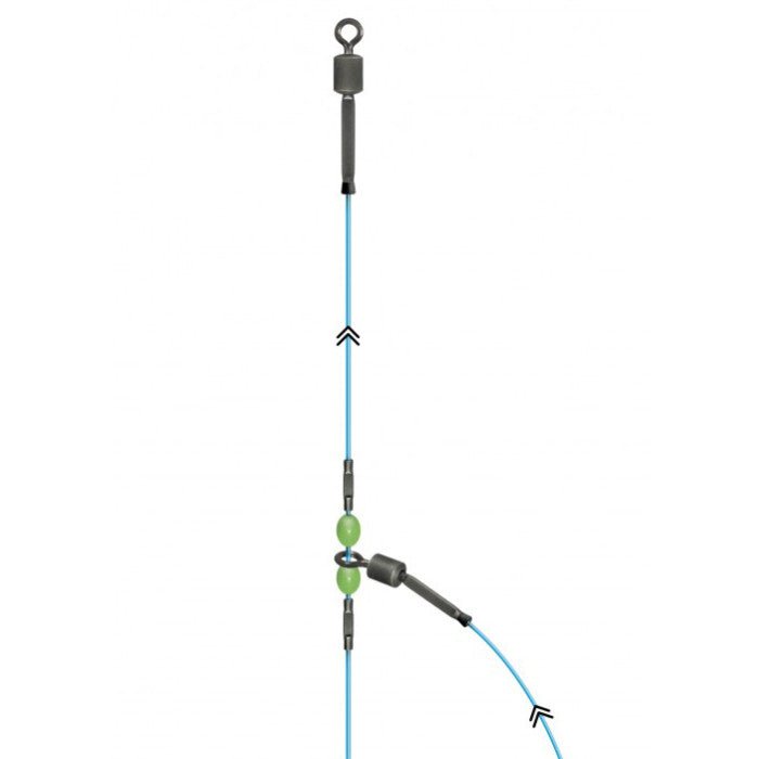 LYNX THREE HOOK FLAPPER RIG 1/0 - 70lb/30lb - 150cm/40cm/40cm/40cm Rigs - Eprofishing Egypt