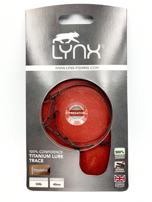 LYNX TITANIUM LURE TRACE 30 lb - 40 cm - 2 pcs - Eprofishing Egypt