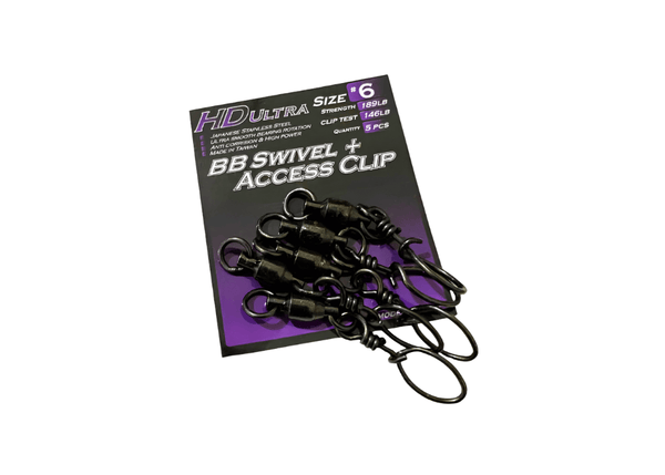 OCEANS LEGACY HDULTRA BALL BEARING SWIVEL + ACCESS CLIP 6 - 5 pc Terminal Tackle - Eprofishing Egypt