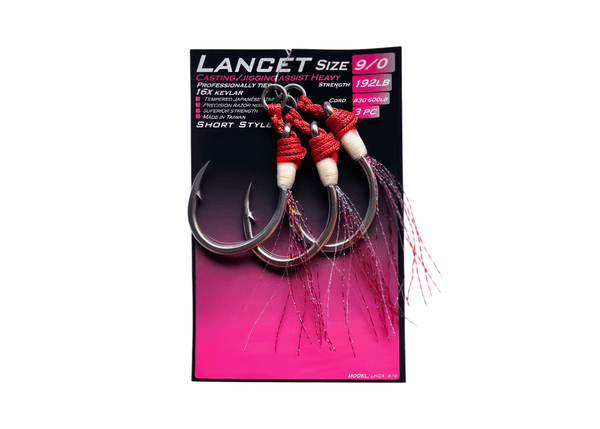 OCEANS LEGACY LANCET JIGGING ASSIST - HEAVY CASTING 7/0 - 3pc Hook - Eprofishing Egypt