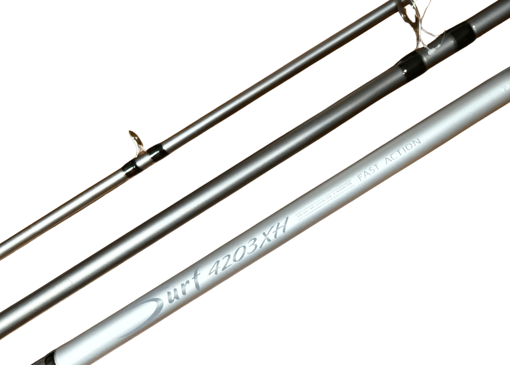 okuma casting surf rod OKUMA WAVE POWER SURF CASTING SPINNING ROD 1403XH / 4.2m / 120