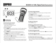 RAPALA 25 KG PROGUIDE DIGITAL SCALE Scale - Eprofishing Egypt