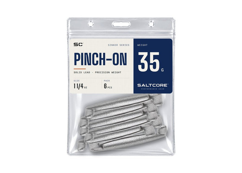 Saltcore Pinch-On Sinker 1/1/4 - 35g Terminal Tackle - Eprofishing Egypt
