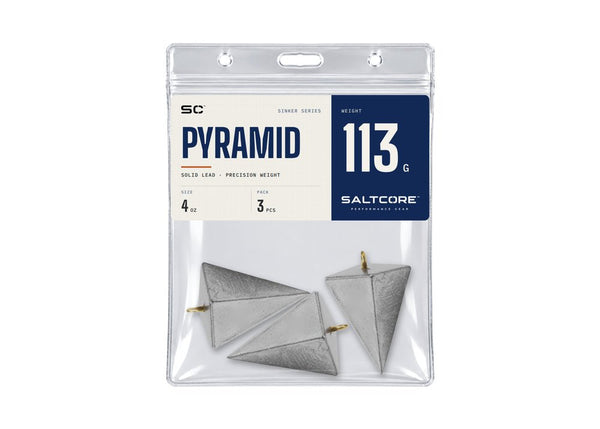 Saltcore Pyramid Sinker 113g - 3pc Terminal Tackle - Eprofishing Egypt