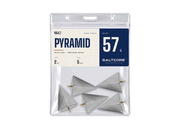 Saltcore Pyramid Sinker 57g - 5pc Terminal Tackle - Eprofishing Egypt
