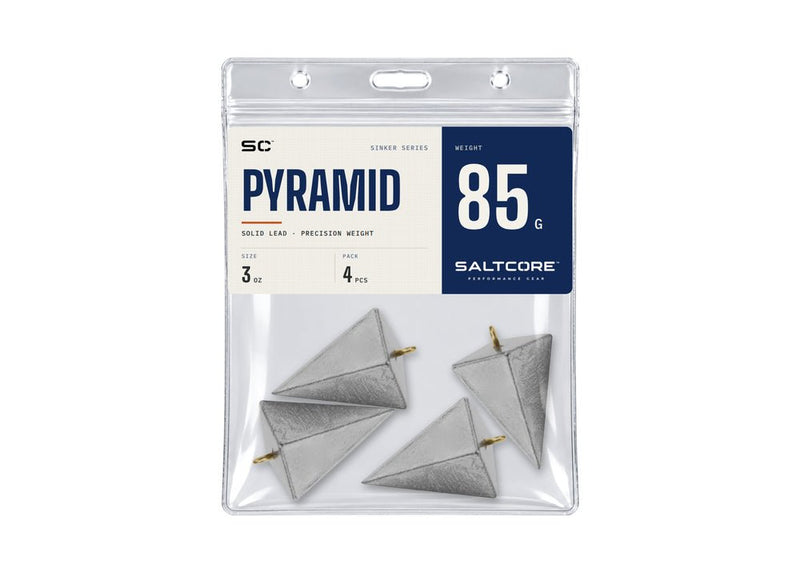 Saltcore Pyramid Sinker 85g - 4pc Terminal Tackle - Eprofishing Egypt