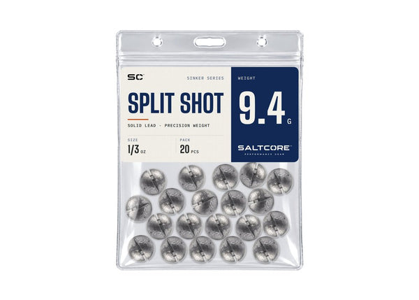 Saltcore Split Shot Sinker 9.4g - 20pc Terminal Tackle - Eprofishing Egypt