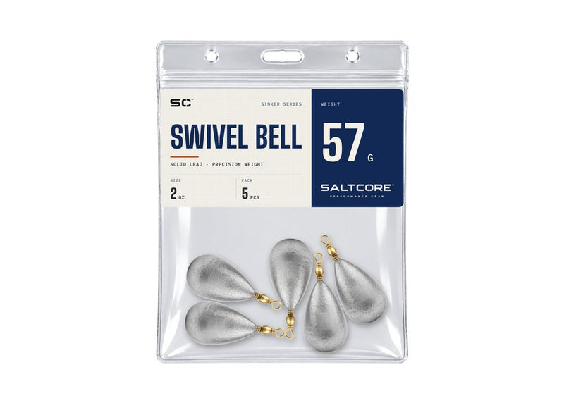 Saltcore Swivel Bell Sinker 28g - 7pc Terminal Tackle - Eprofishing Egypt
