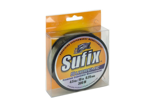 SUFIX SUPREME 10 X 100M CONNECTED 0.18 mm Monofilament - Eprofishing Egypt