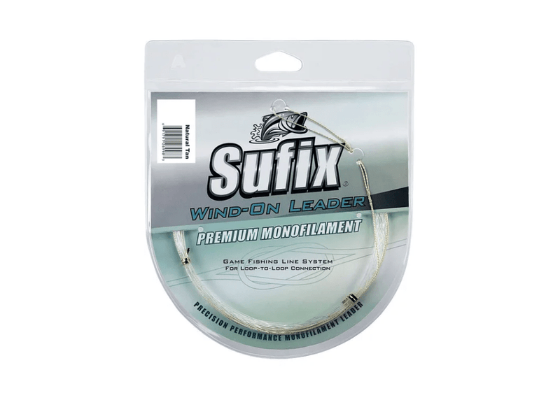 SUFIX WIND - ON MONOFILAMENT LEADER 10M 80 lb / 37 kg Line - Eprofishing Egypt