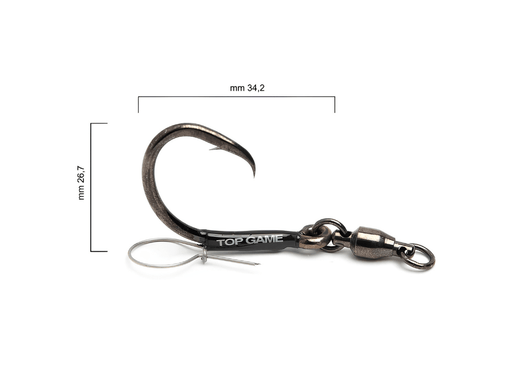 Top Game Superstar H Swivel Small x2 Hook - Eprofishing Egypt