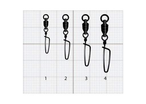 VMC 3255 - SNAP + BALL BEARINGS 1 - 4 pcs Terminal Tackle - Eprofishing Egypt