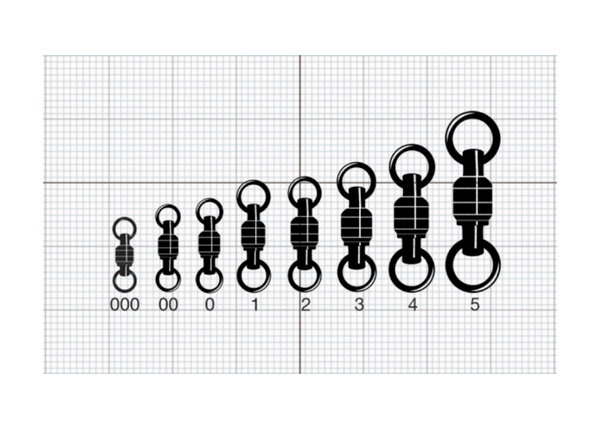 VMC 3260 - BALL BEARING SWIVEL WITH 2 WELDED RINGS 1 - 3 pcs Terminal Tackle - Eprofishing Egypt