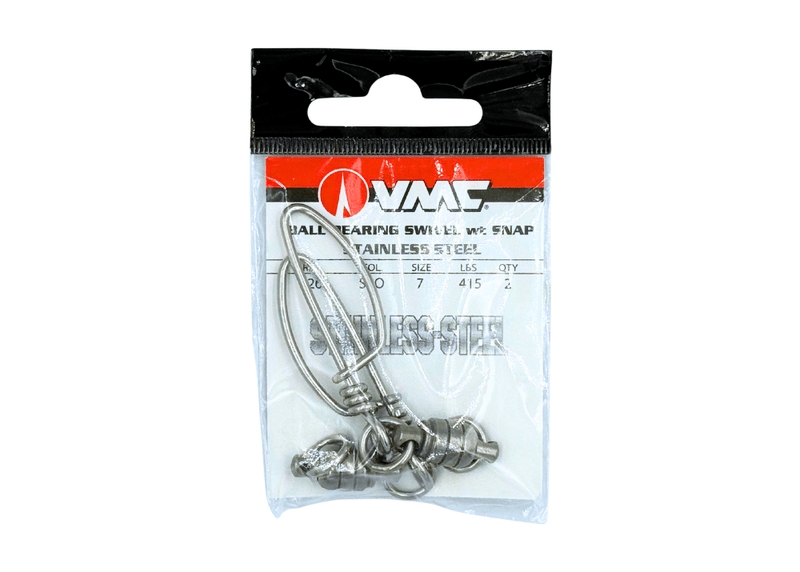VMC 3261 - STAINLESS ROLLING SWIVEL WITH SNAP 6 - 2 pcs Terminal Tackle - Eprofishing Egypt