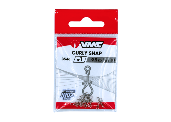 VMC 3546 - CURLY SNAP 1 - 10 Terminal Tackle - Eprofishing Egypt